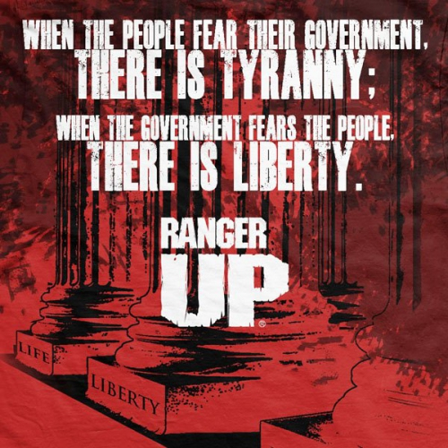 Футболка Ranger Up American Spartan T-Shirt - Red фото
